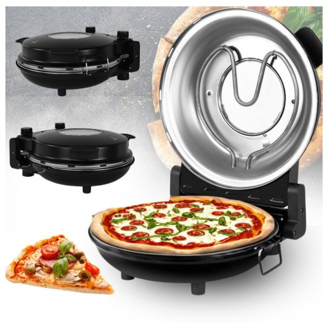 Domowy piec pizza kamień 32cm regulacja temperatury 400°C autentyczny smak Domowy piec pizza kamień 32cm regulacja temperatury 400°C autentyczny smak