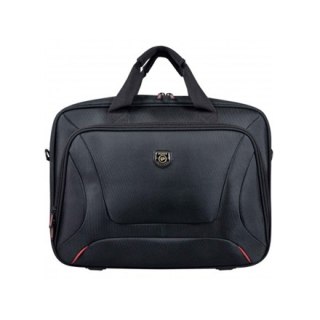PORT DESIGNS | Pasuje do rozmiaru 15,6 " | Courchevel | Messenger - Briefcase | Czarny | Pasek na ramię