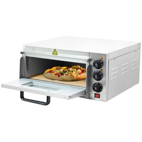 Piec Elektryczny Uniwersalny 2000W do Pizzy Chleba 350°C Kamień Szamotowy Piec Elektryczny Uniwersalny 2000W do Pizzy Chleba 350°C Kamień Szamotowy