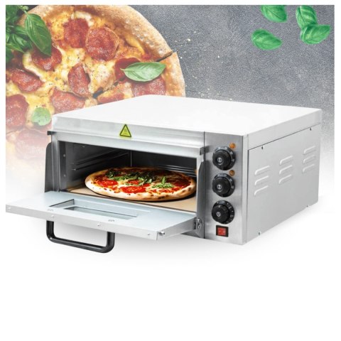 Piec Elektryczny Uniwersalny 2000W do Pizzy Chleba 350°C Kamień Szamotowy Piec Elektryczny Uniwersalny 2000W do Pizzy Chleba 350°C Kamień Szamotowy