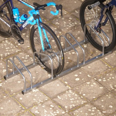 Stojak na 4 rowery montaż ścienny podłogowy odporny na korozję ip44