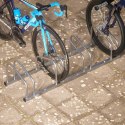 Stojak na 6 rowerów montaż ścienny podłogowy metal malowany proszkowo ip44