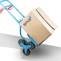 WÓZEK TRANSPORTOWY SCHODKOWY 100KG Z REGULACJĄ WYSOKOŚCI MAGAZYNOWY