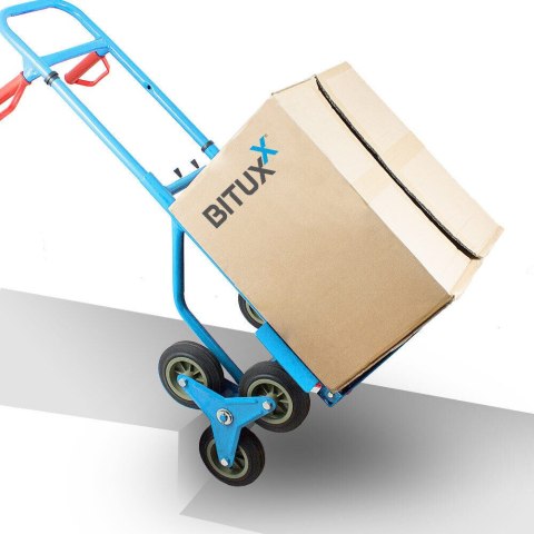 WÓZEK TRANSPORTOWY SCHODKOWY 100KG Z REGULACJĄ WYSOKOŚCI MAGAZYNOWY