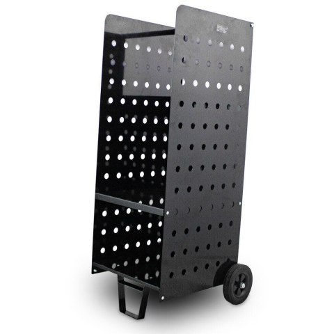 Wózek na drewno kominkowe 100 kg metalowy z gumowanymi kółkami solidny Stal Wózek na drewno kominkowe 100 kg metalowy z gumowanymi kółkami solidny Stal