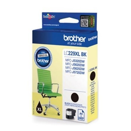 Brother LC | 229XLBK | Czarny | Kartridż atramentowy | 2400 stron