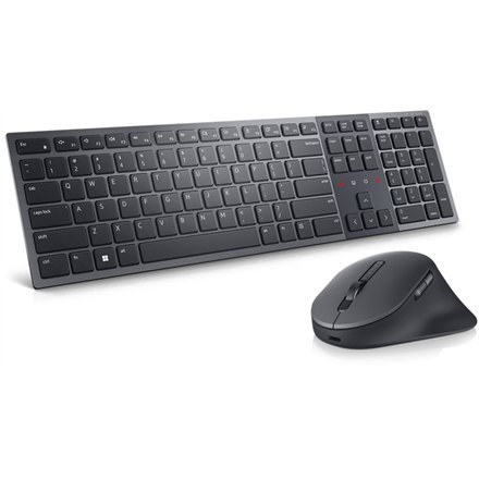 Dell | Premier Collaboration Keyboard and Mouse | KM900 | Keyboard and Mouse Set | Wireless | US | Graphite | USB-A | Wireless c