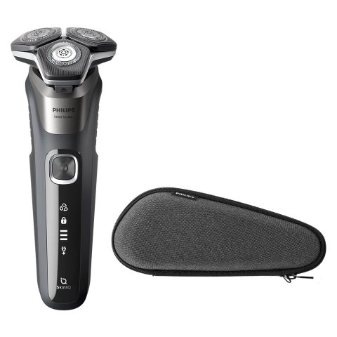 Philips | Shaver | S5887/30 | Operating time (max) 60 min | Wet & Dry | Lithium Ion | Charcoal Gray