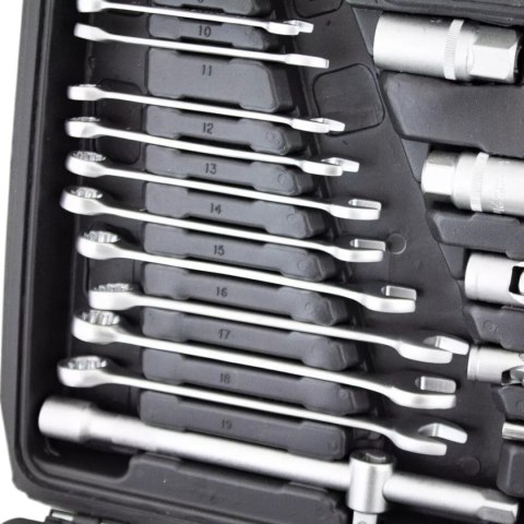 Zestaw narzędzi nasadek 215 el grzechotki torx imbus crv warsztatowy
