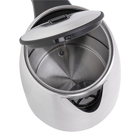 Adler | Czajnik | AD 1340 | Elektryczny | 2200 W | 1,7 L | Stal nierdzewna | Podstawa obrotowa 360° | Inox
