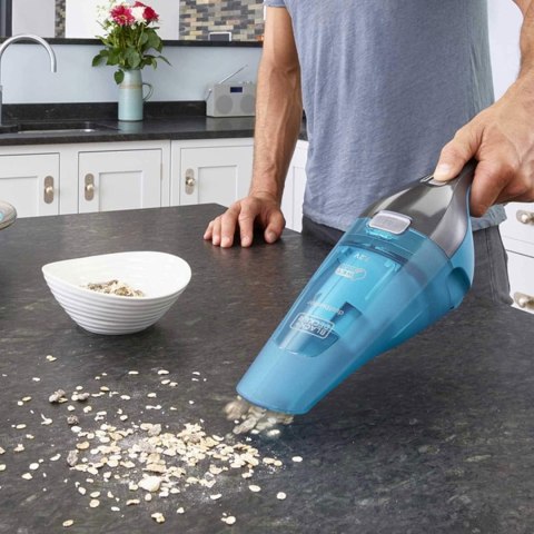 BLACK & DECKER | Vacuum Cleaner | WDC215WA-QW | Cordless operating | Handstick | 7.2 V | Operating time (max) 10 min | Blue
