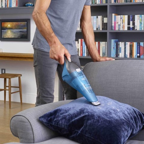 BLACK & DECKER | Vacuum Cleaner | WDC215WA-QW | Cordless operating | Handstick | 7.2 V | Operating time (max) 10 min | Blue