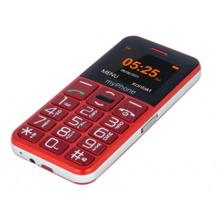MyPhone | Halo Easy | Red | 1.77 " | TFT | 24 MB | 32 MB | Single SIM | Bluetooth | Main camera resolution 0.3 MP | 1000 mAh