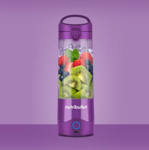 Nutribullet Sport Blender | NBP003PU | Przenośny | Materiał słoika Tritan/BPA-free | Pojemność słoika 0,475 L | Fioletowy