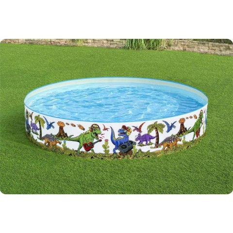 Basen ogrodowy Dinozaury 244 x 46 cm Bestway 55001 Basen ogrodowy Dinozaury 244 x 46 cm Bestway 55001