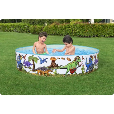 Basen ogrodowy Dinozaury 244 x 46 cm Bestway 55001 Basen ogrodowy Dinozaury 244 x 46 cm Bestway 55001