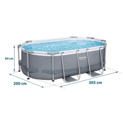 Basen ogrodowy stelażowy 305 x 200 x 84 cm 10w1 Bestway 5614A Basen ogrodowy stelażowy 305 x 200 x 84 cm 10w1 Bestway 5614A