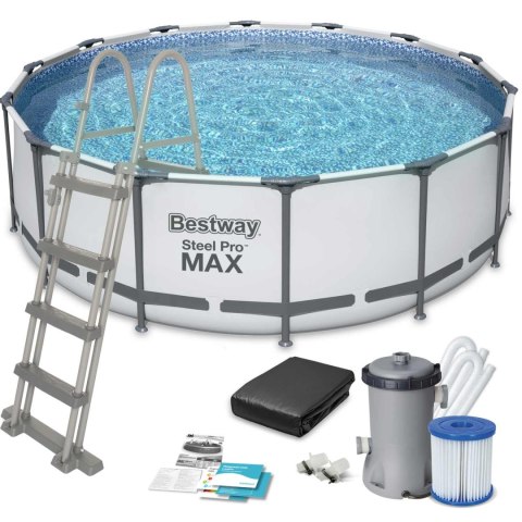 Basen ogrodowy stelażowy 427 x 122 cm 12w1 Bestway 5612X Basen ogrodowy stelażowy 427 x 122 cm 12w1 Bestway 5612X