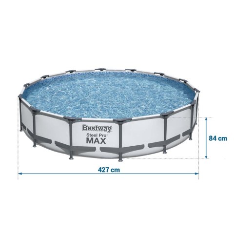 Basen ogrodowy stelażowy 427 x 84 cm 10w1 Bestway 56595 Basen ogrodowy stelażowy 427 x 84 cm 10w1 Bestway 56595