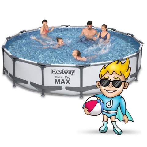Basen stelażowy ogrodowy 457 x 107 cm 11w1 Bestway 56488 Basen stelażowy ogrodowy 457 x 107 cm 11w1 Bestway 56488