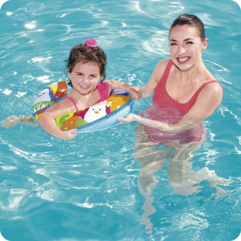 Koło plażowe do pływania Morskie Przygody dla dzieci Bestway 36113 delfin Koło plażowe do pływania Morskie Przygody dla dzieci Bestway 36113 delfin