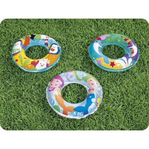 Koło plażowe do pływania Morskie Przygody dla dzieci Bestway 36113 delfin Koło plażowe do pływania Morskie Przygody dla dzieci Bestway 36113 delfin