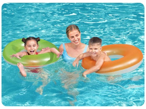 Koło plażowe do pływania dla dzieci 76 cm Bestway 36024 pomarańczowy Koło plażowe do pływania dla dzieci 76 cm Bestway 36024 pomarańczowy
