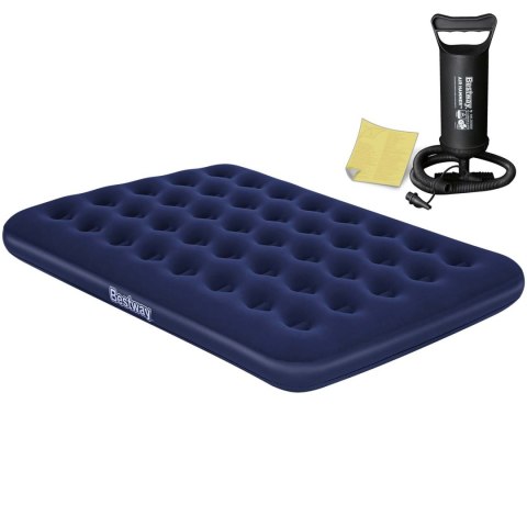 Materac dmuchany 191x132x22 cm z pompką tłokową Bestway 67002 Materac dmuchany 191x132x22 cm z pompką tłokową Bestway 67002