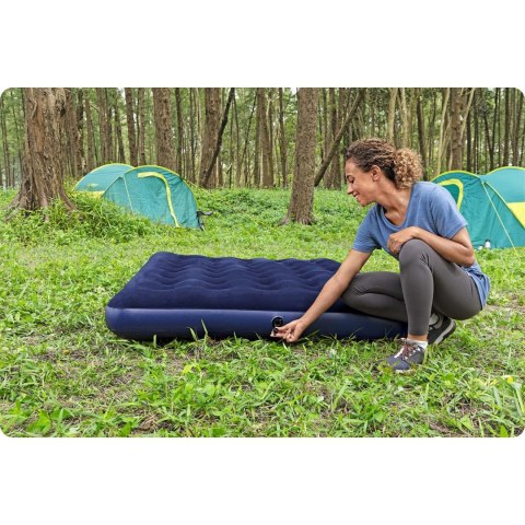 Materac dmuchany 191x132x22 cm z pompką tłokową Bestway 67002 Materac dmuchany 191x132x22 cm z pompką tłokową Bestway 67002