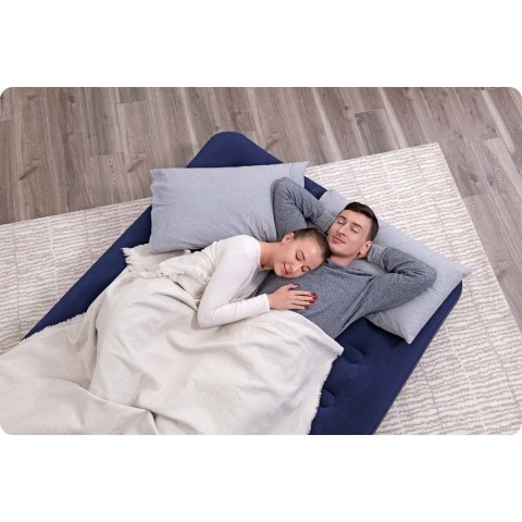 Materac dmuchany 191x132x22 cm z pompką tłokową Bestway 67002 Materac dmuchany 191x132x22 cm z pompką tłokową Bestway 67002