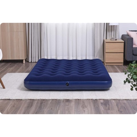 Materac dmuchany 191x132x22 cm z pompką tłokową Bestway 67002 Materac dmuchany 191x132x22 cm z pompką tłokową Bestway 67002
