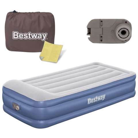 Materac dmuchany 191x97x46 cm z wbudowaną pompką elektryczną Bestway 67628 Materac dmuchany 191x97x46 cm z wbudowaną pompką elektryczną Bestway 67628