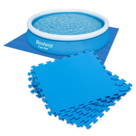 Piankowa mata puzzla pod basen 50 x 50 cm 9 szt Bestway 58220 Piankowa mata puzzla pod basen 50 x 50 cm 9 szt Bestway 58220