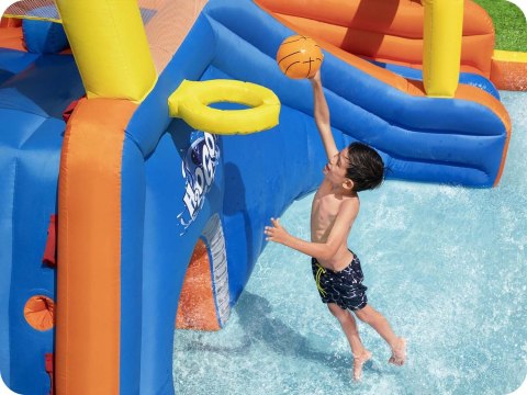 Plac zabaw dmuchany Mega Park 551 x 502 x 265 cm Bestway 53377 Plac zabaw dmuchany Mega Park 551 x 502 x 265 cm Bestway 53377