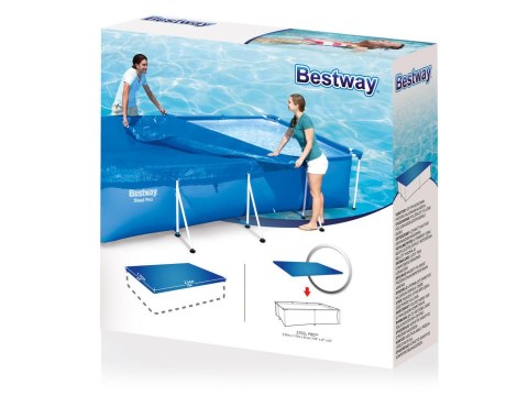 Pokrywa do basenu stelażowego 259 x 170 cm Bestway 58105 Pokrywa do basenu stelażowego 259 x 170 cm Bestway 58105