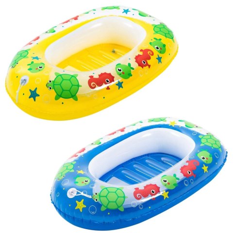 Ponton plażowy do pływania 102 x 69 cm Bestway 34037 żółty Ponton plażowy do pływania 102 x 69 cm Bestway 34037 żółty