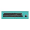 Logitech | MK235 | Zestaw klawiatura i mysz | Bezprzewodowy | Mysz w zestawie | Baterie w zestawie | USA | Czarny | 475 g
