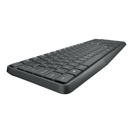 Logitech | MK235 | Zestaw klawiatura i mysz | Bezprzewodowy | Mysz w zestawie | Baterie w zestawie | USA | Czarny | 475 g Logitech | MK235 | Zestaw klawiatura i mysz | Bezprzewodowy | Mysz w zestawie | Baterie w zestawie | USA | Czarny | 475 g