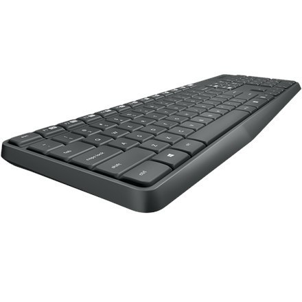 Logitech | MK235 | Zestaw klawiatura i mysz | Bezprzewodowy | Mysz w zestawie | Baterie w zestawie | USA | Czarny | 475 g Logitech | MK235 | Zestaw klawiatura i mysz | Bezprzewodowy | Mysz w zestawie | Baterie w zestawie | USA | Czarny | 475 g