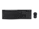 Logitech MK270 | Zestaw klawiatura i mysz | Bezprzewodowy | USA | Czarny