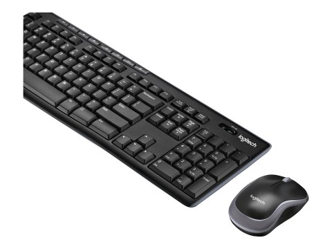 Logitech MK270 | Zestaw klawiatura i mysz | Bezprzewodowy | USA | Czarny Logitech MK270 | Zestaw klawiatura i mysz | Bezprzewodowy | USA | Czarny