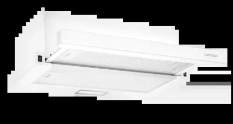 Okap teleskopowy do zabudowy WHITE OPV3560wh