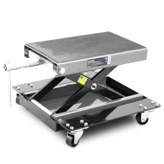 Mobilny podnośnik motocyklowy nożycowy do 500kg grafitowy