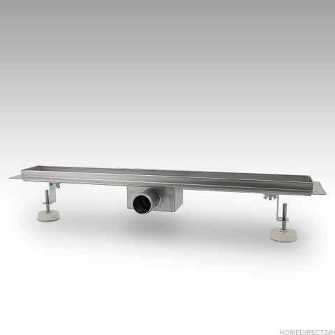 Odpływ liniowy Czarny Szklany z syfonem 80cm Odpływ liniowy Czarny Szklany z syfonem 80cm