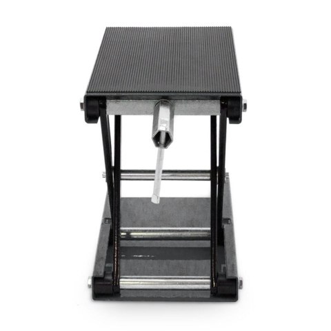 Podnośnik nożycowy korbowy do motocykla 450kg grafitowy