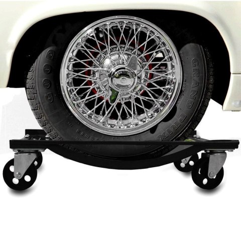 WÓZEK MANEWROWY WÓZKI MANEWROWE 2 sztuki OBROTOWE CZARNE