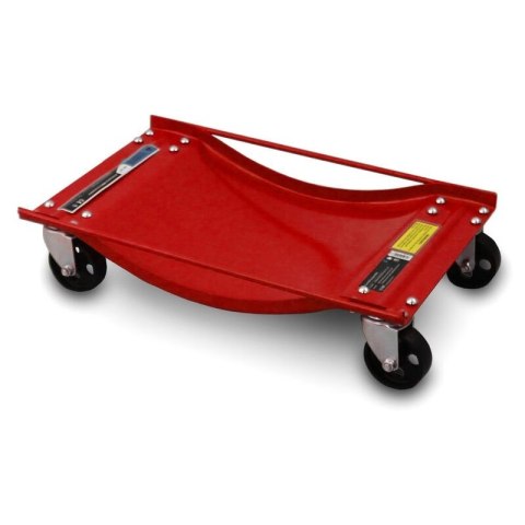 WÓZEK MANEWROWY WÓZKI MANEWROWE 2 sztuki OBROTOWE CZERWONE