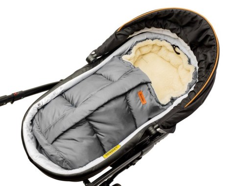 ŚPIWOREK COMBI 3w1 WEŁNA - GREY