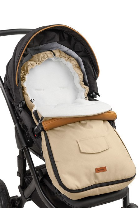 ŚPIWOREK POLAR CAPPUCCINO DO WÓZKA (95x40)