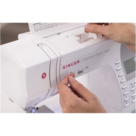 Singer | Quantum Stylist™ 9960 | Maszyna do szycia | Liczba ściegów 600 | Liczba dziurek na guziki 13 | Biały